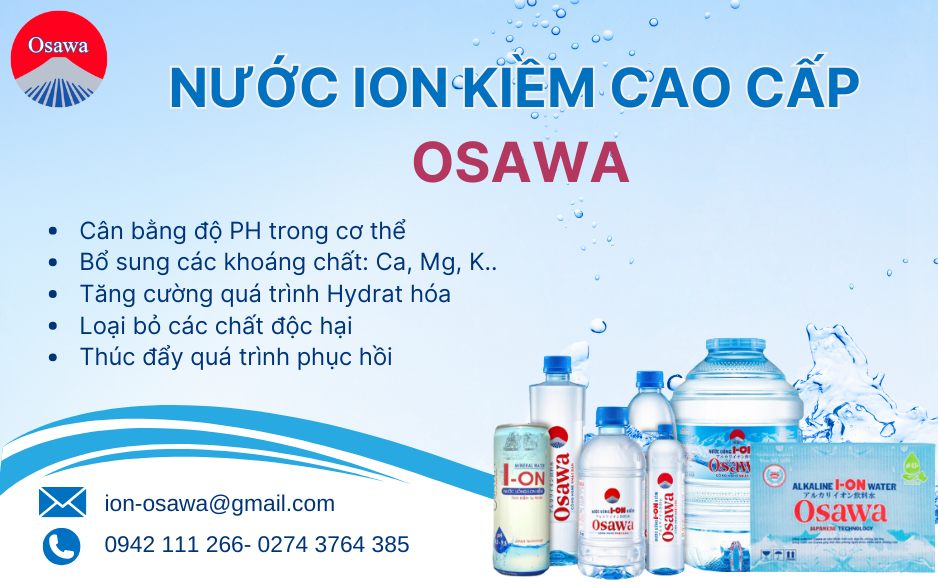 AI NÊN SỬ DỤNG NƯỚC ION KIỀM CAO CẤP OSAWA MỖI NGÀY?