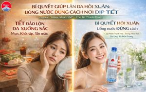 Uống Nước Đúng Cách – Bí Quyết Giúp Làn Da Hồi Xuân